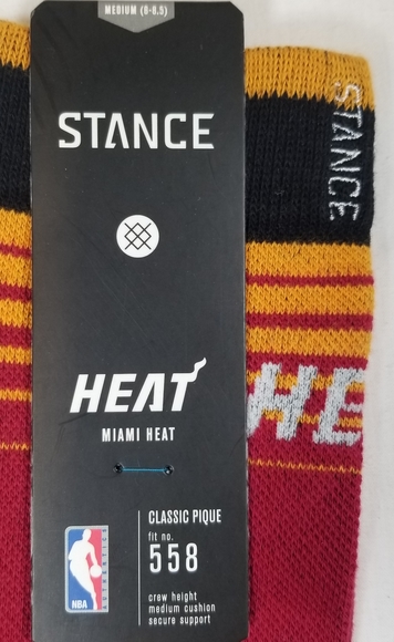 Stance NBA Miami Heat Heat Arena Logo M558D5HEAT - Picture 6 of 8